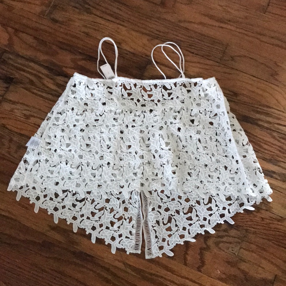 NEW white open shirt